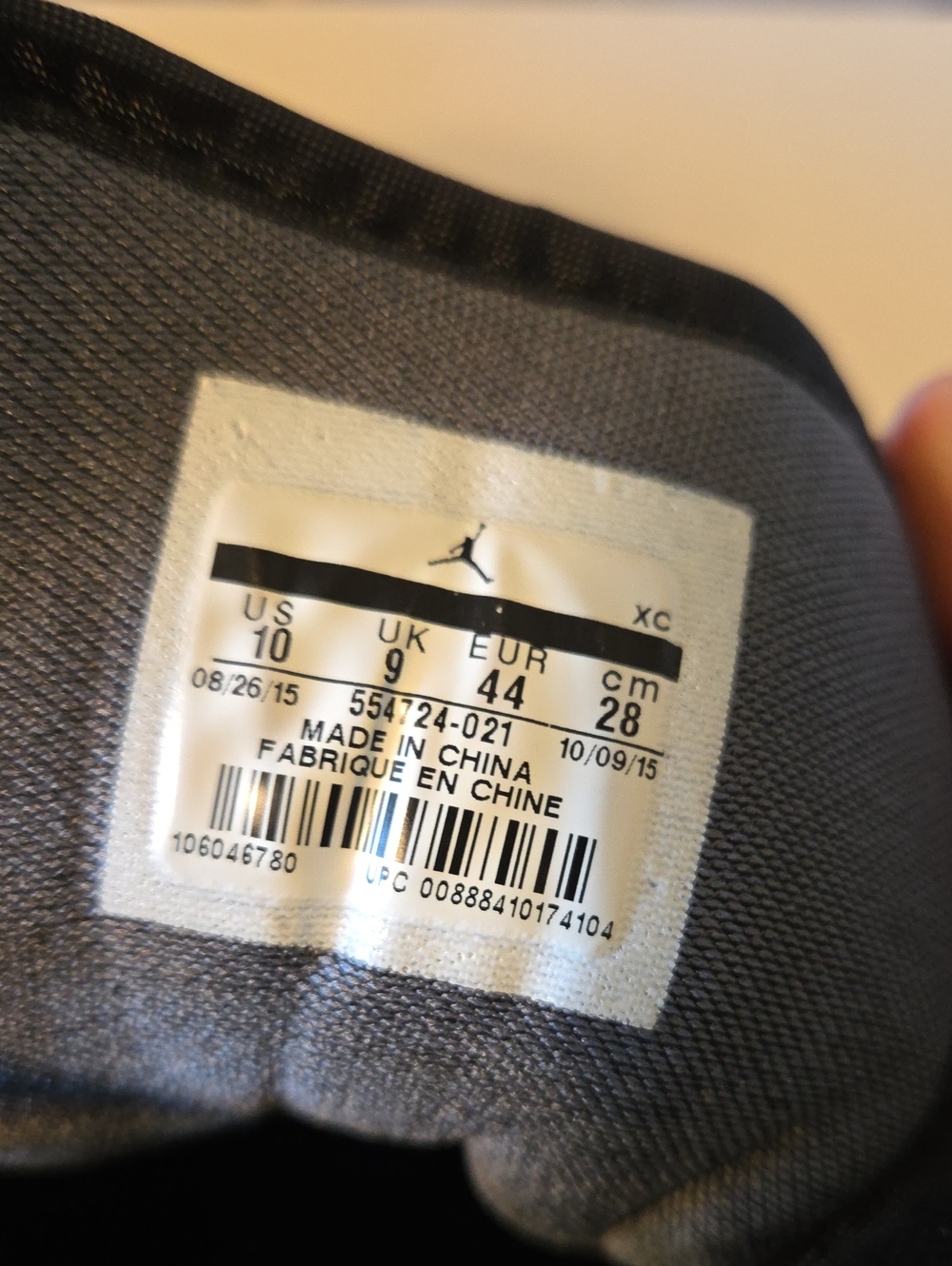 NIKE Air Jordan 1 Mid Triple Black Sneakers - Picture 8 of 10